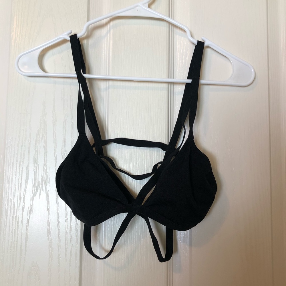 Black Strappy Bralette